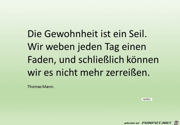 Die Gewohnheit