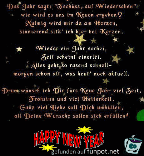 das Jahr sagt Tchuess das Jahr sagt Tchuess
