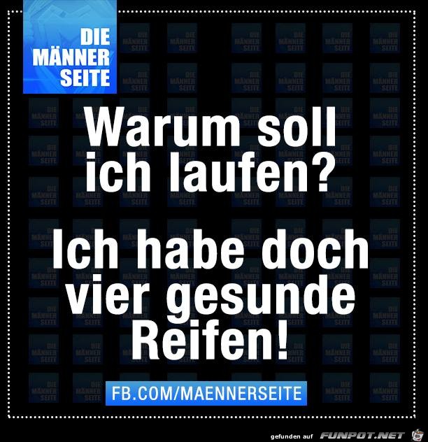 Warum soll ich laufen Warum soll ich laufen