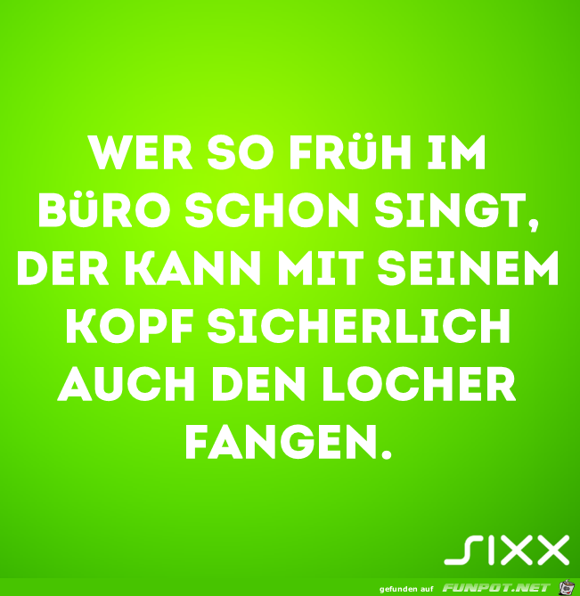 Morgens im Buero Morgens im Buero