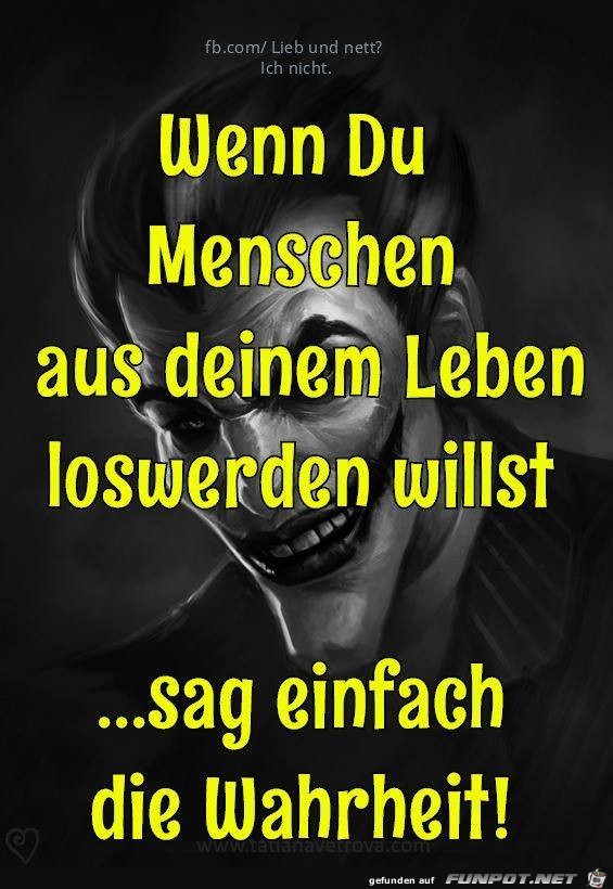 Sag die Wahrheit