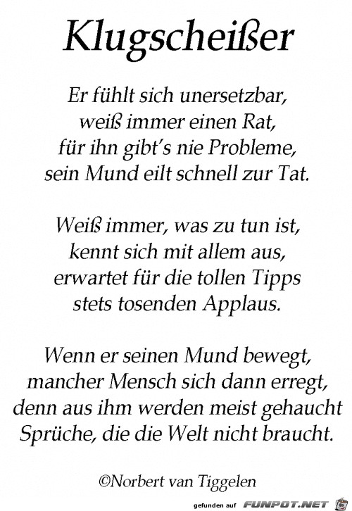 klugscheisser klugscheisser