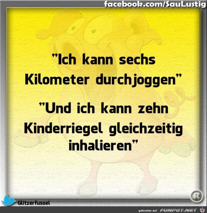 Ich kann 6 km joggen Ich kann 6 km joggen