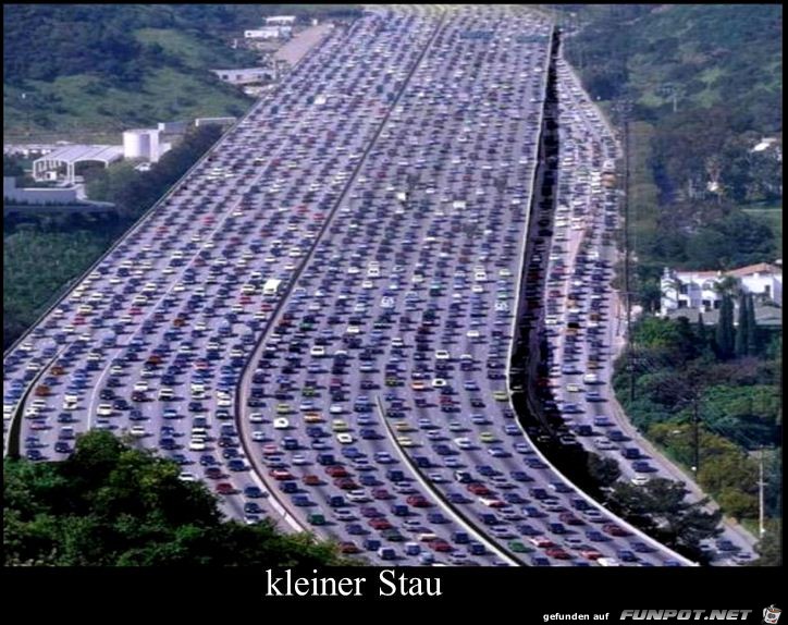 kleiner Stau