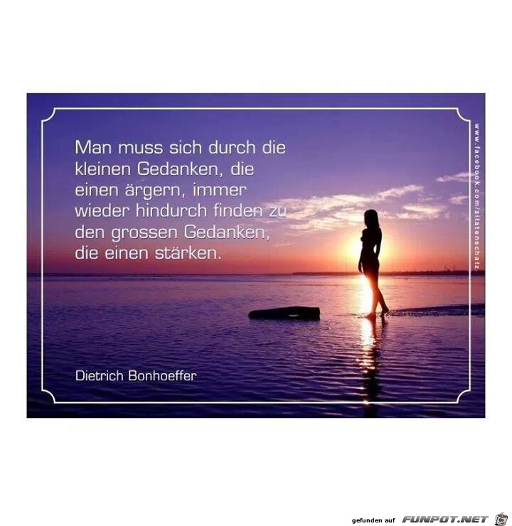 Man muss sich durch die...