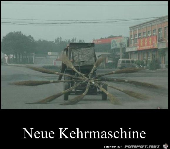 neue Kehrmaschine neue Kehrmaschine
