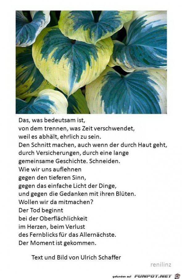 Das was bedeutsam ist Das was bedeutsam ist