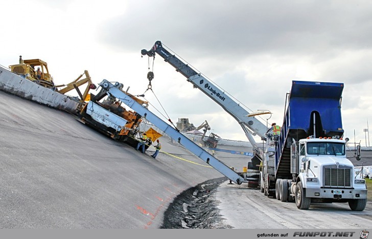 DAYTONA SPEEDWAY PFLASTERN - ein Schwerkraft-Problem