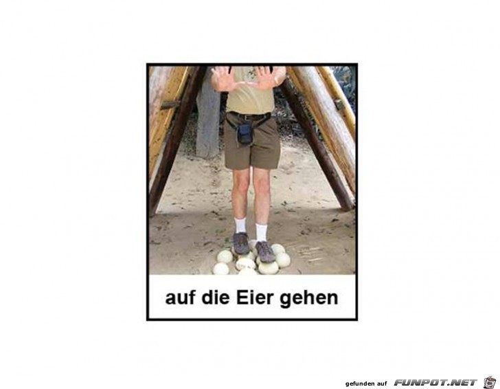 Auf Eier gehen Auf Eier gehen