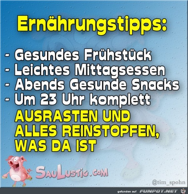 Ernaehrungstipps