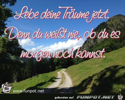 Lebe deine Trume