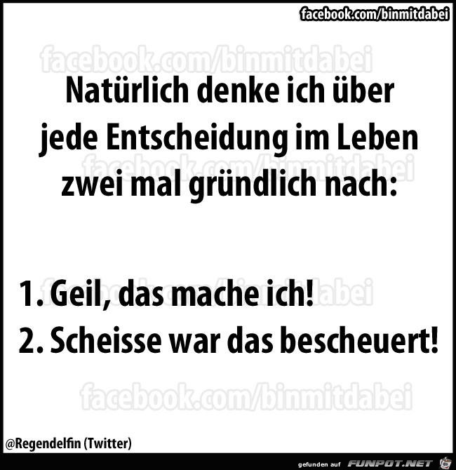 Entscheidung Entscheidung