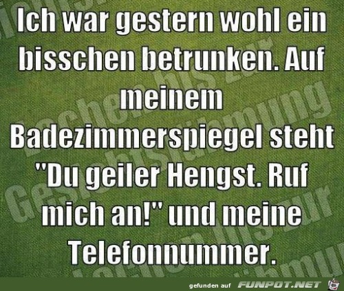 gestern gestern