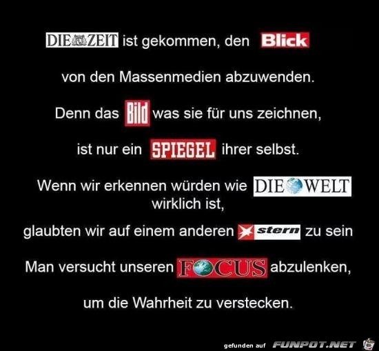 die Zeit ist gekommen