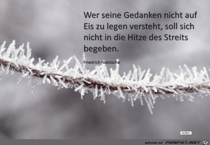 Wer seine Gedanken Wer seine Gedanken
