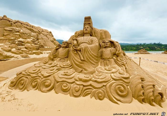 Sand Skulptur von Vancouver