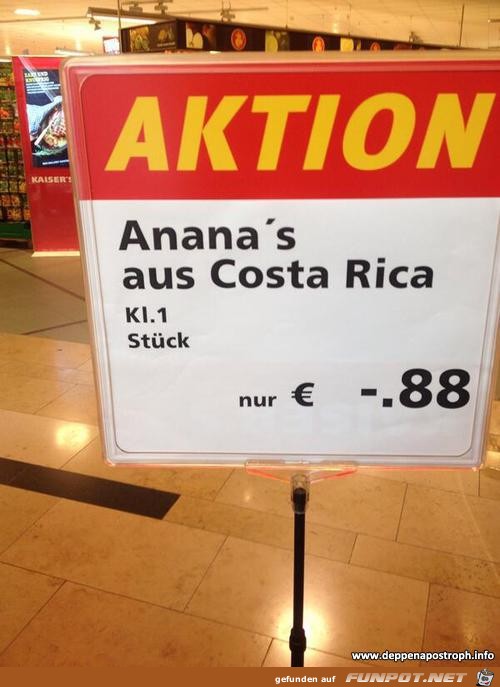 Neues Obst bei Kaisers