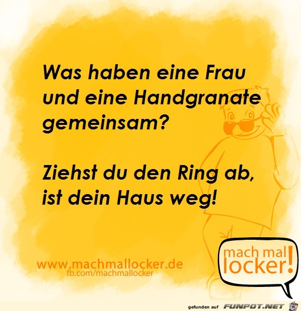 Frau und Handgranate Frau und Handgranate