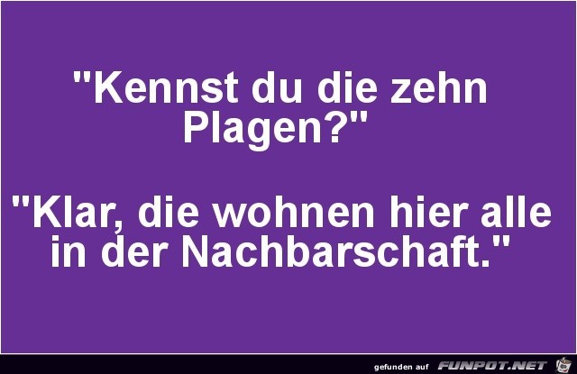 zehn Plagen zehn Plagen