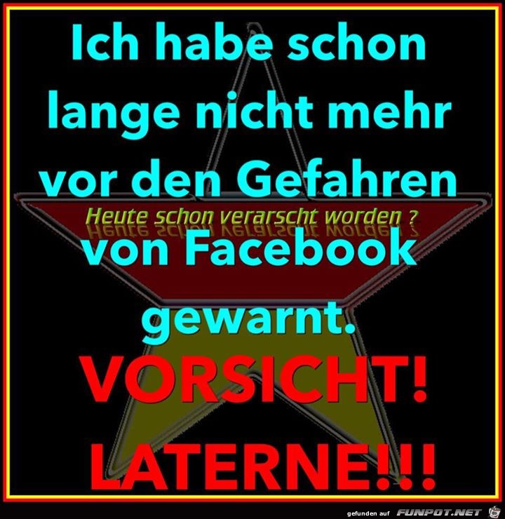 Gefahr vor Facebook