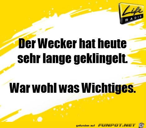 Der Wecker