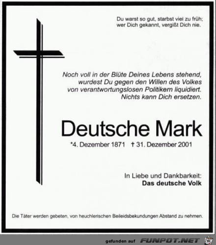 Deutsche Mark Deutsche Mark