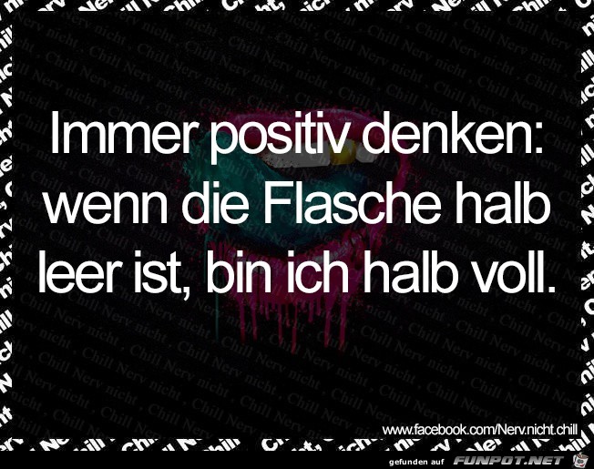Positiv denken Positiv denken