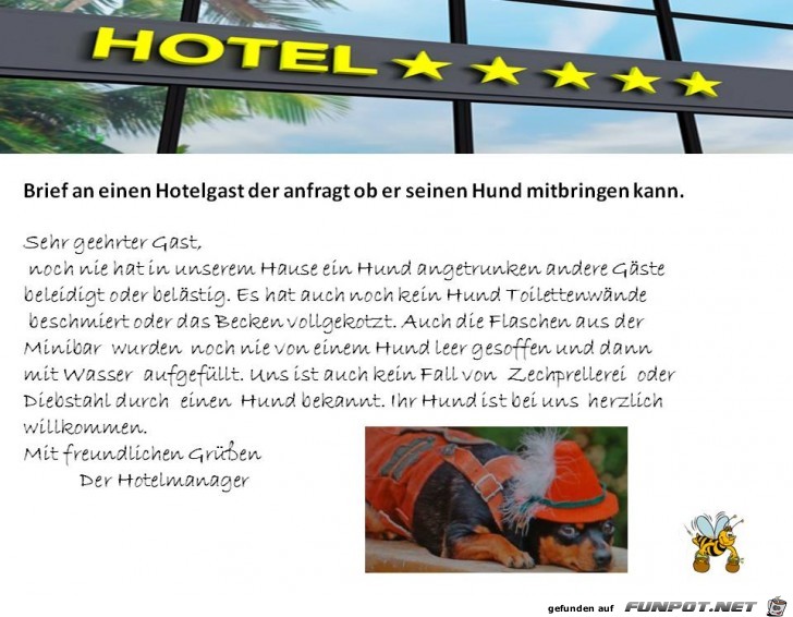 Hotelanfrage