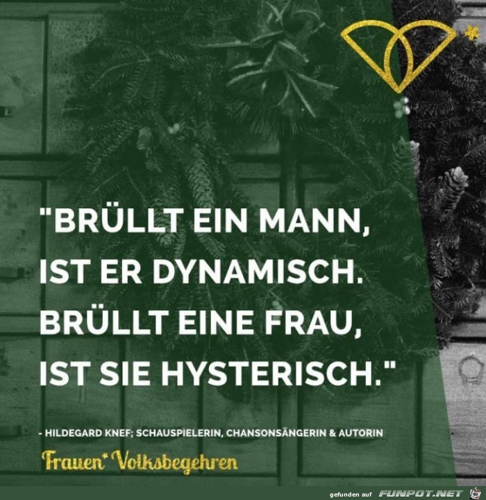 bruellt ein Mann