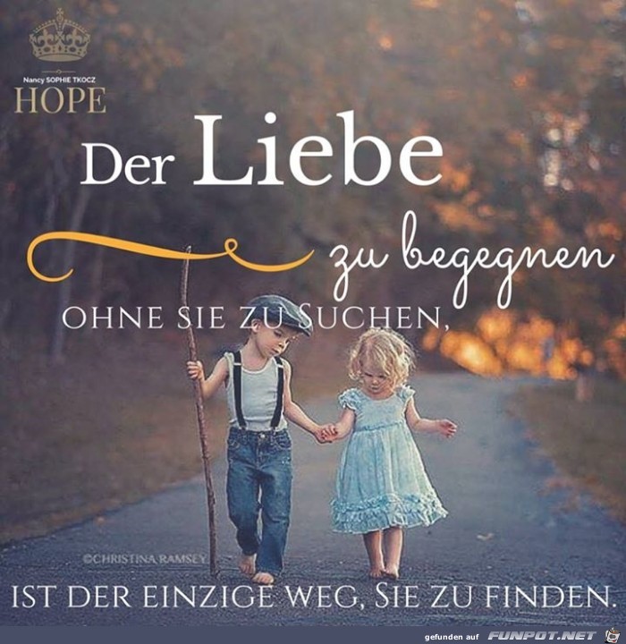 Der Liebe zu begegnen