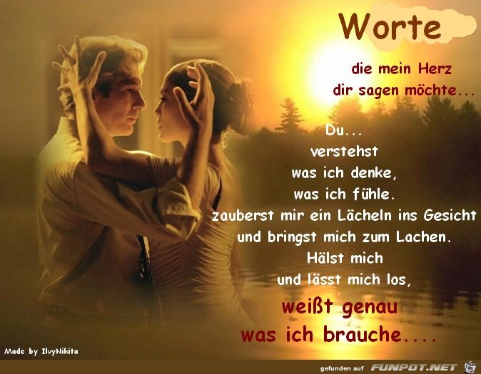 Worte die mein Herz dir sagen moechte Worte die mein Herz dir sagen moechte