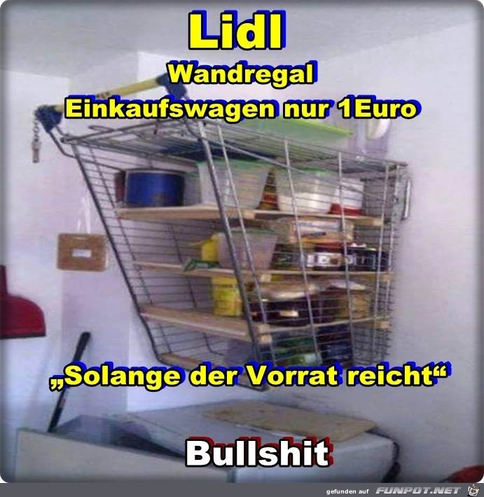 Wandregal von Lidl