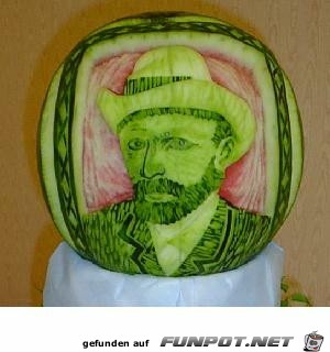 Wassermelonen und Eierschalen