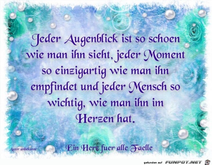 Jeder Augenblick Jeder Augenblick