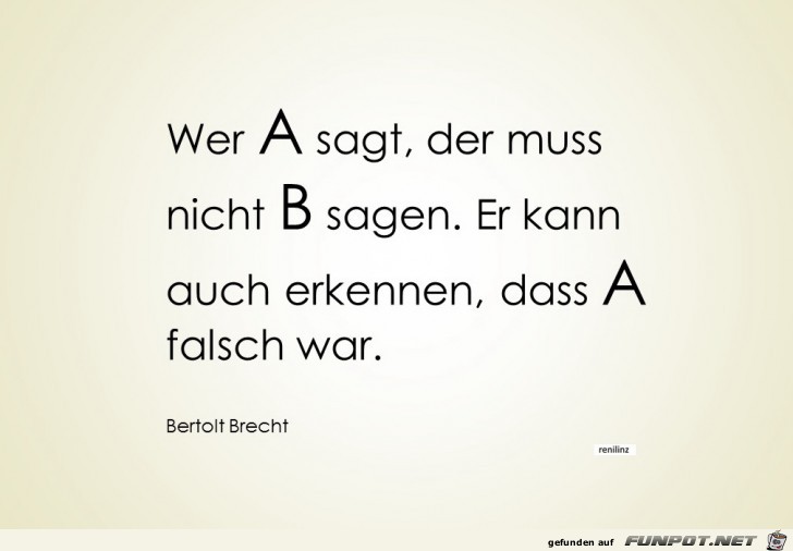 Wer A sagt Wer A sagt