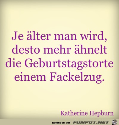 je aelter man wird je aelter man wird
