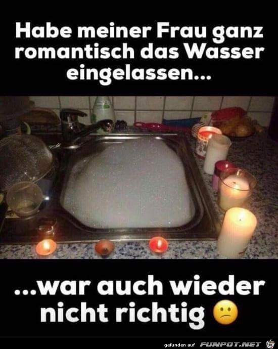 habe meiner Frau