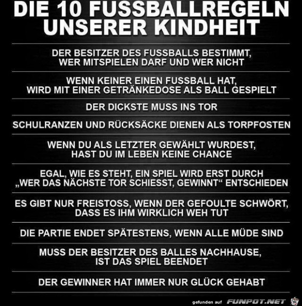 Fussballregeln Fussballregeln