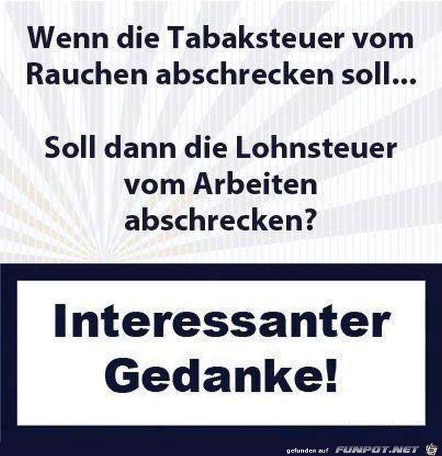 Interessanter Gedanke Interessanter Gedanke