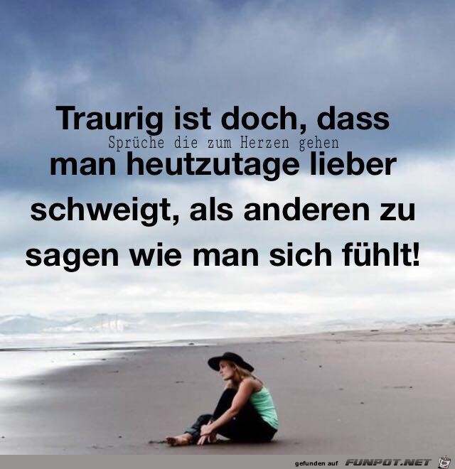 Traurig ist doch