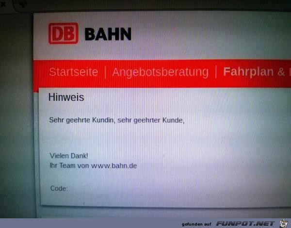 Bahn hat Humor14 Bahn hat Humor14