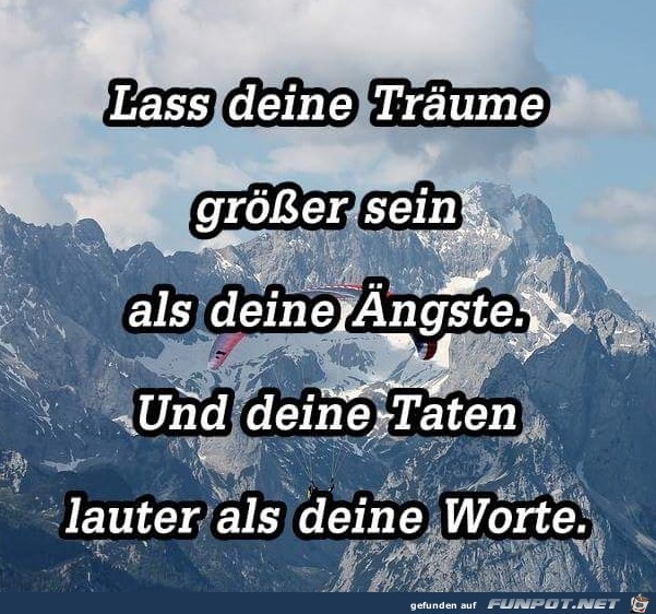 lass deine Traeume