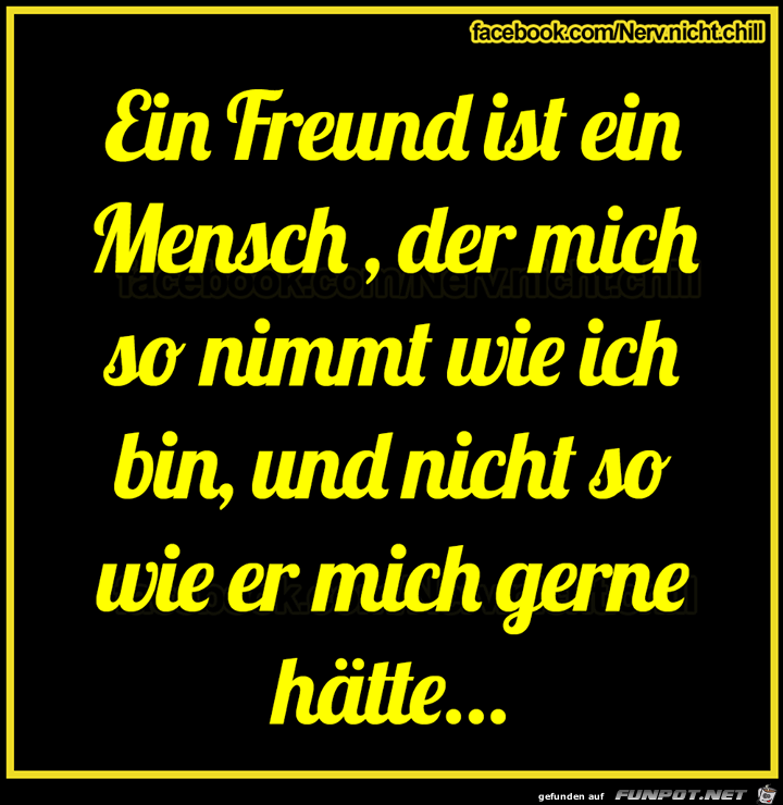 Ein Freund ist ein Mensch