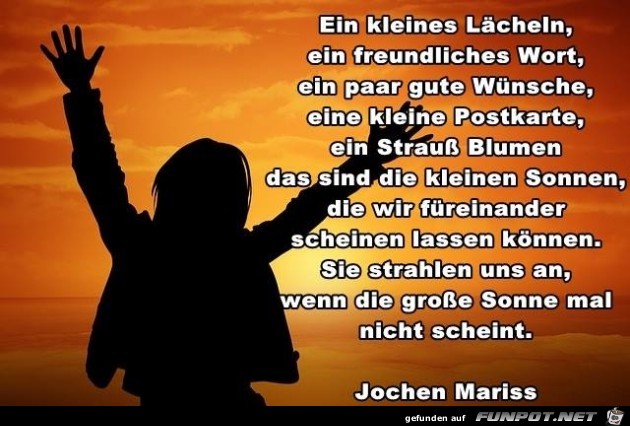 kleines laecheln