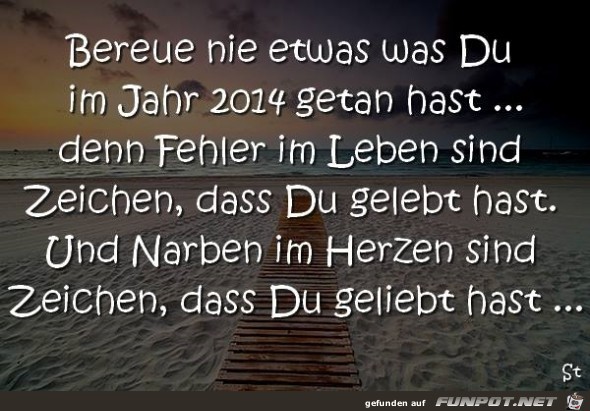 BEREUE NIE ETWAS BEREUE NIE ETWAS