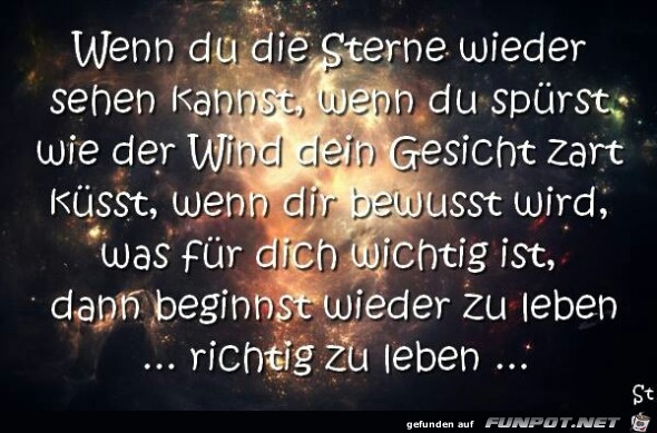 richtig zu leben richtig zu leben
