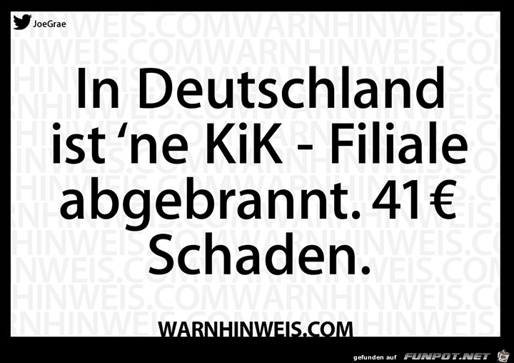 Kik abgebrannt Kik abgebrannt