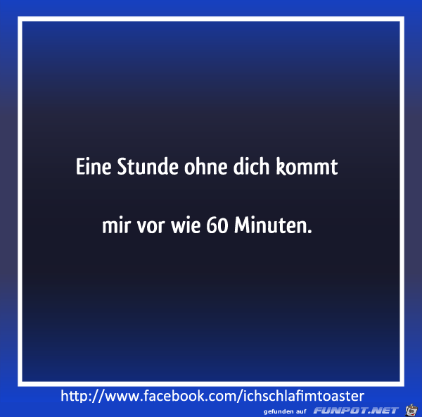 Stunde ohne Dich