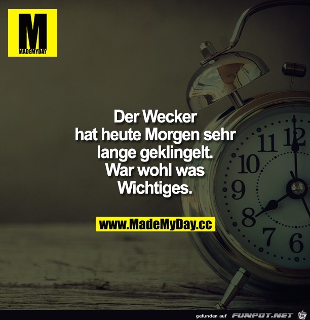 Der Wecker