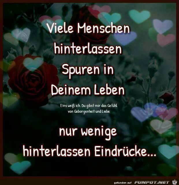 viele Menschen hinterlassen viele Menschen hinterlassen